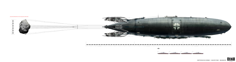 Illustration for article titled Fantastic Concept Art from the "Moon Nazi" Movie Iron Sky